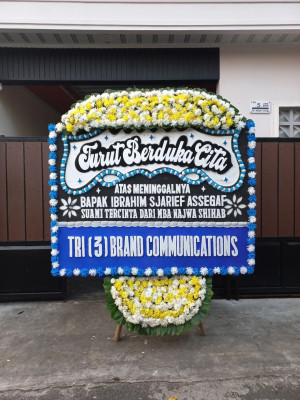 Papan Bunga Duka di Plaju Ilir
